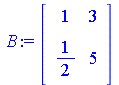 `assign`(B, Matrix(%id = 51824744))