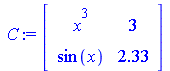`assign`(C, Matrix(%id = 51734764))