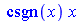 `*`(csgn(x), `*`(x))
