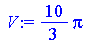 `+`(`*`(`/`(10, 3), `*`(Pi)))