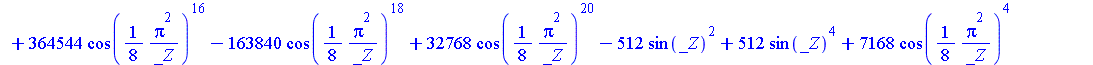 [{C = -2}, {C = 4}, {C = `+`(`/`(`*`(4, `*`(RootOf(`+`(64, `*`(405504, `*`(`^`(cos(`+`(`/`(`*`(`/`(1, 8), `*`(`^`(Pi, 2))), `*`(_Z)))), 12))), `-`(`*`(475136, `*`(`^`(cos(`+`(`/`(`*`(`/`(1, 8), `*`(`^...