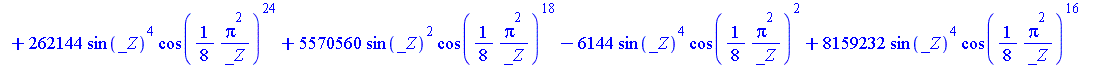 [{C = -2}, {C = 4}, {C = `+`(`/`(`*`(4, `*`(RootOf(`+`(64, `*`(405504, `*`(`^`(cos(`+`(`/`(`*`(`/`(1, 8), `*`(`^`(Pi, 2))), `*`(_Z)))), 12))), `-`(`*`(475136, `*`(`^`(cos(`+`(`/`(`*`(`/`(1, 8), `*`(`^...