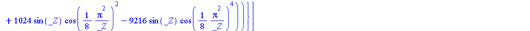 [{C = -2}, {C = 4}, {C = `+`(`/`(`*`(4, `*`(RootOf(`+`(64, `*`(405504, `*`(`^`(cos(`+`(`/`(`*`(`/`(1, 8), `*`(`^`(Pi, 2))), `*`(_Z)))), 12))), `-`(`*`(475136, `*`(`^`(cos(`+`(`/`(`*`(`/`(1, 8), `*`(`^...