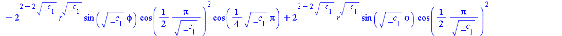 `+`(`-`(`/`(`*`(`*`(64, `+`(`-`(`*`(`^`(4, `+`(`-`(sqrt(_c[1])))), `*`(`^`(r, sqrt(_c[1])), `*`(sin(`*`(sqrt(_c[1]), `*`(phi))))))), `-`(`*`(`^`(2, `+`(2, `-`(`*`(2, `*`(sqrt(_c[1])))))), `*`(`^`(r, s...